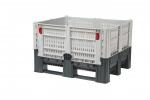 安全卫生的重负荷大型折叠卡板箱装载750公斤，600升容量