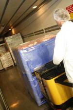 Dolav 卡板箱应用在欧洲肉类运输中
